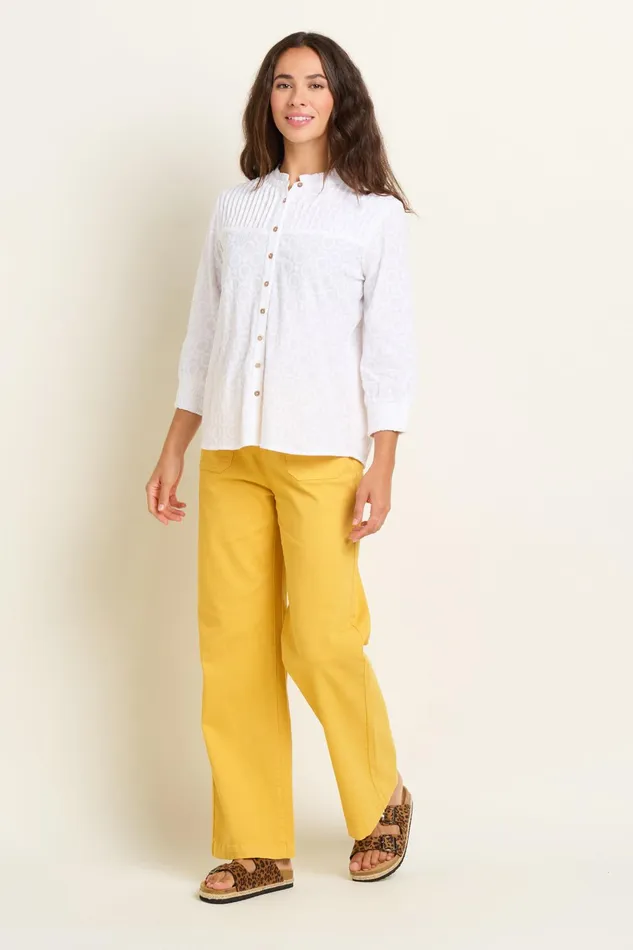 Women Brakeburn Shirts White Maisie Blouse