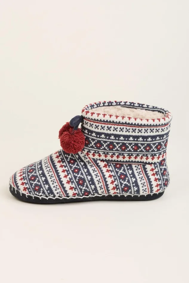 Women Brakeburn Slippers Blue Nordic Bring Me Chocolate Slipper Boots