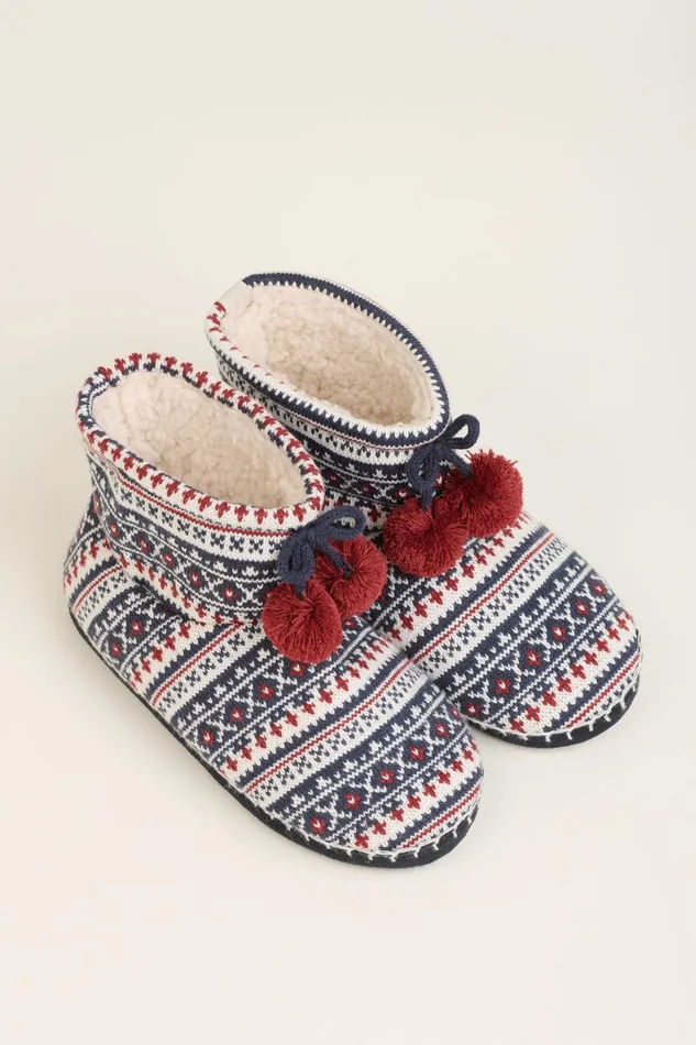 Women Brakeburn Slippers Blue Nordic Bring Me Chocolate Slipper Boots
