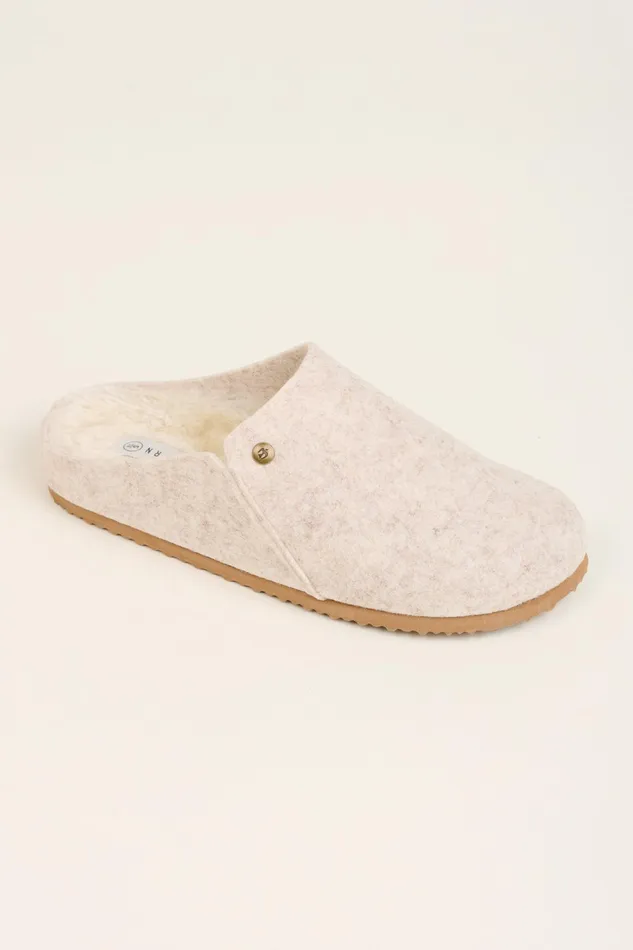 Women Brakeburn Slippers Cream Cream Felted Slipper