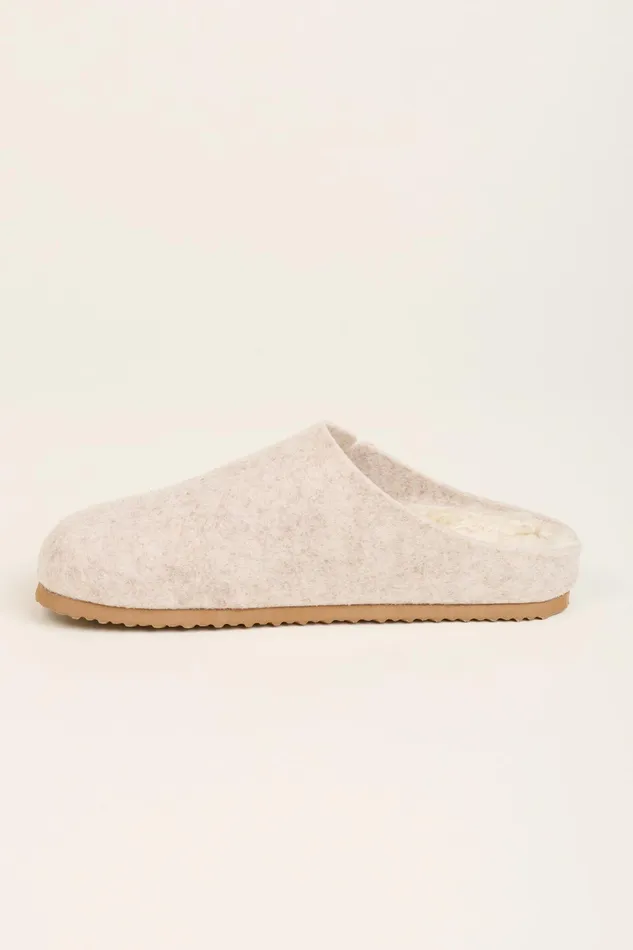 Women Brakeburn Slippers Cream Cream Felted Slipper