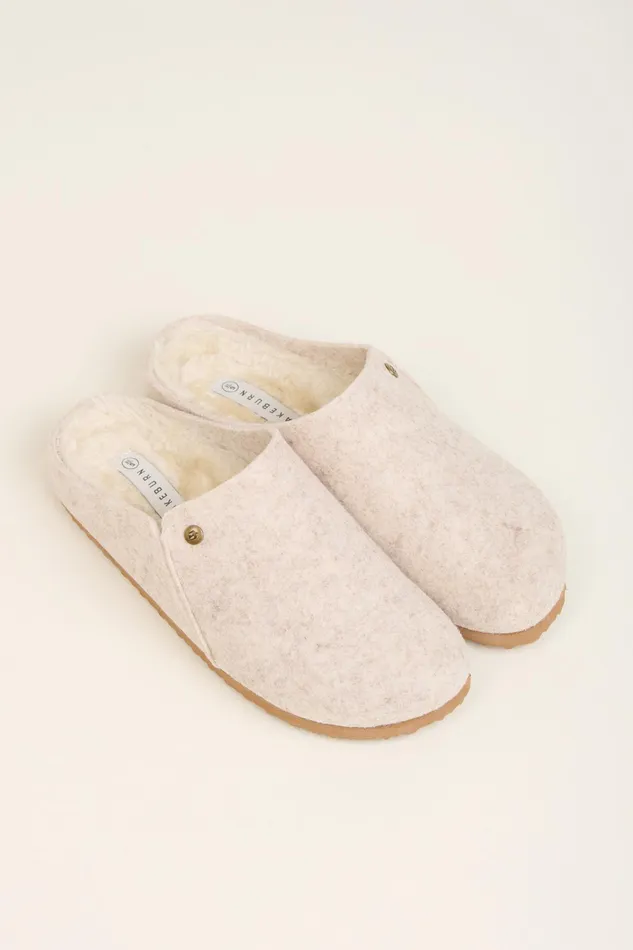 Women Brakeburn Slippers Cream Cream Felted Slipper