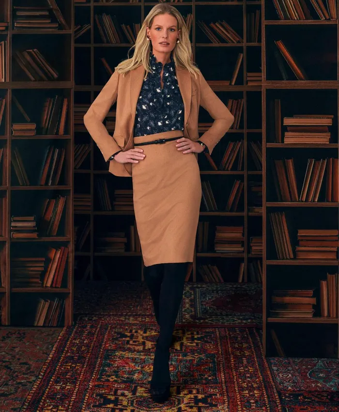 Women Camel Hair Blazer Camel Brooks Brothers Blazers