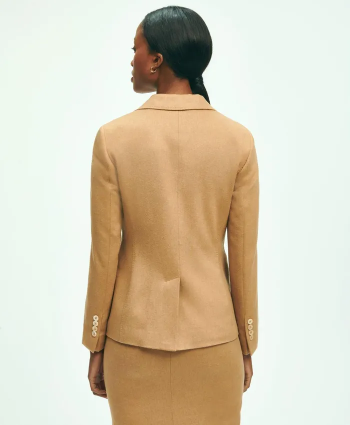 Women Camel Hair Blazer Camel Brooks Brothers Blazers