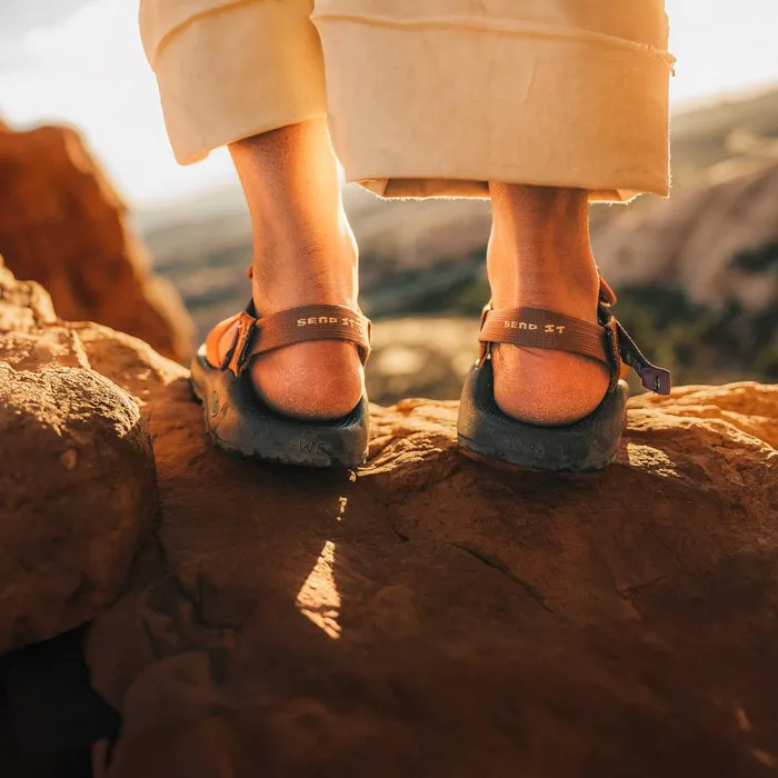 Women Chaco Z Adjustable Sandals Climbing Z1 Classic Sandal Send It Sandstone