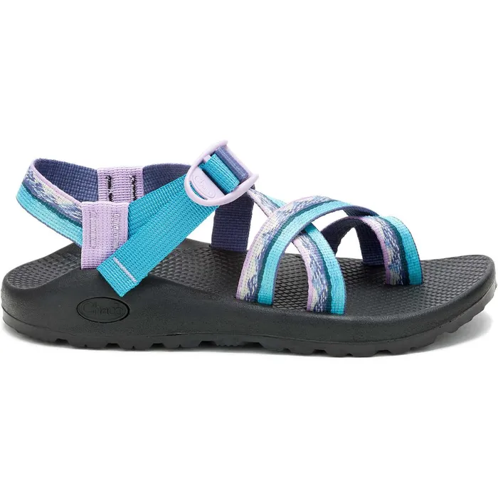 Women Chaco Z Adjustable Sandals Z2 Adjustable Strap Classic Sandal Ridge Gray Blue