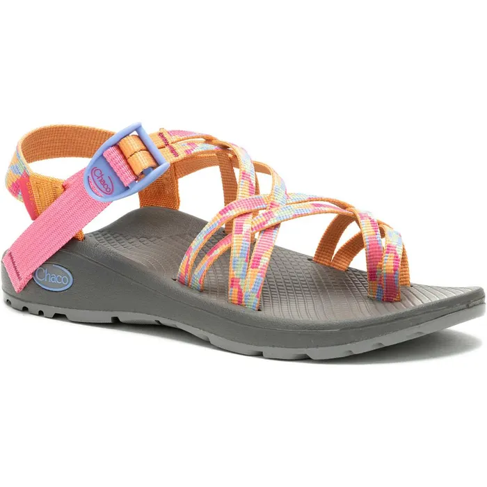 Women Chaco Z Adjustable Sandals Zx2 Cloud Dual Adjustable Straps Cushioned Sandal Candy Sorbet