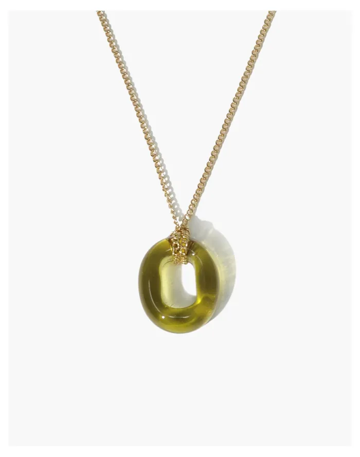 Women CLED In The Loop Necklace Light Green Madewell Necklaces
