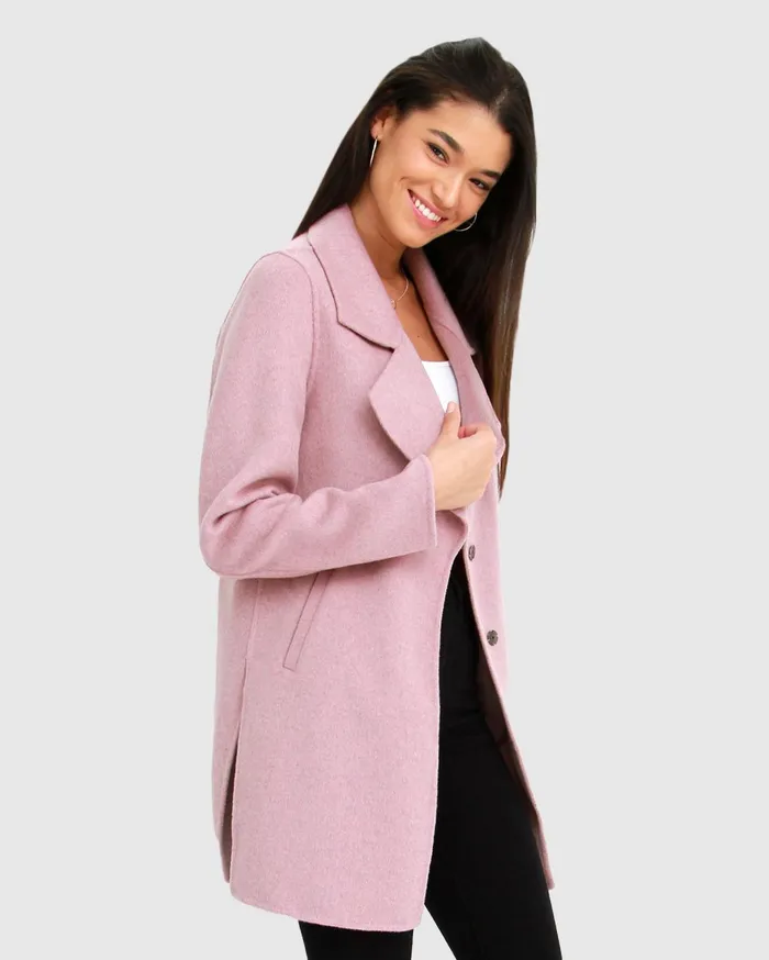 Women Coats and Jackets Belle and Bloom ExBoyfriend Wool Blend Oversized Jacket 8211 Lilac Women Coats and Jackets Belle and Bloom ExBoyfriend Wool Blend Oversized Jacket 8211 Lilac