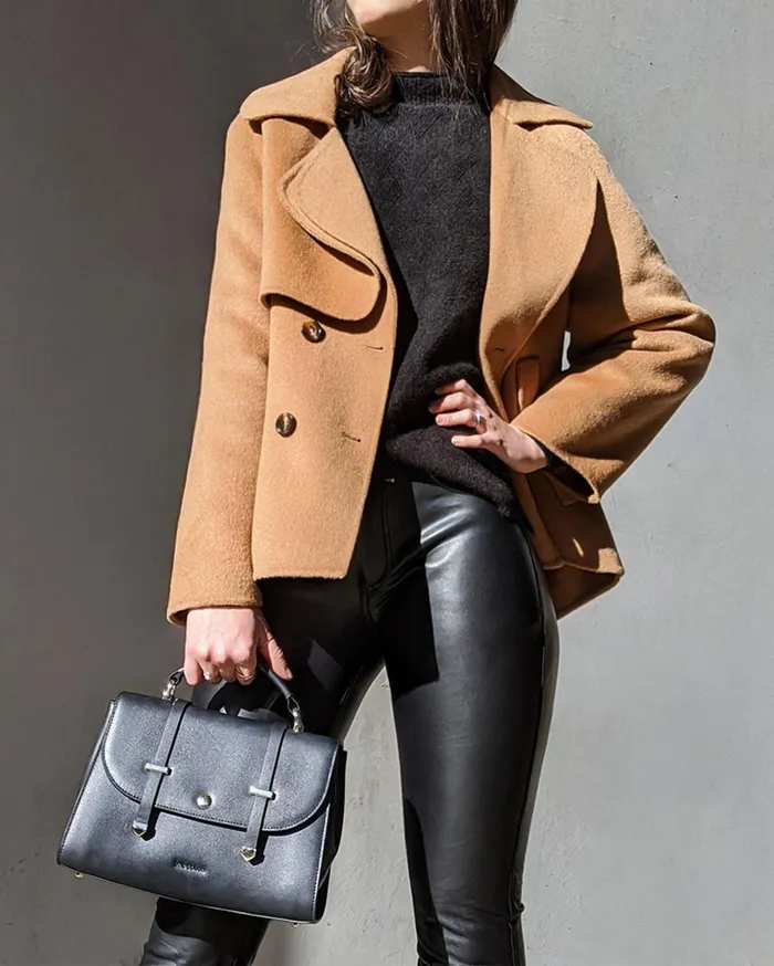 Women Coats and Jackets Belle and Bloom I039m Yours Wool Blend Peacoat 8211 Camel