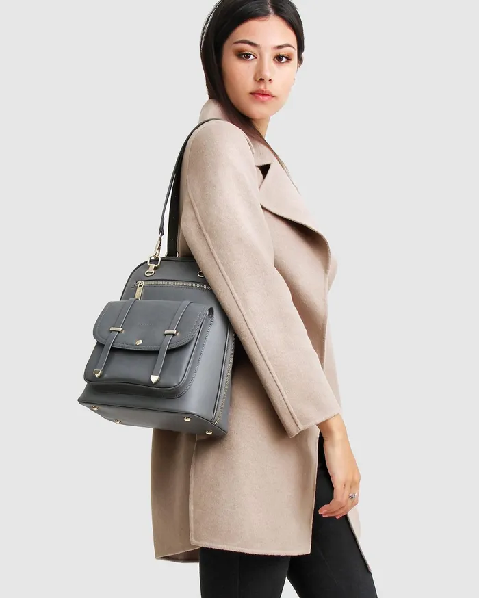 Women Coats and Jackets Belle and Bloom NEW FIT ExBoyfriend Wool Blend Oversized Jacket 8211 Sand