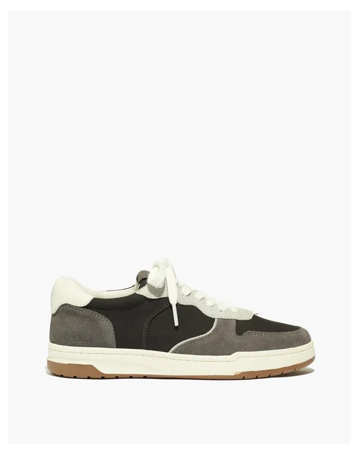 Women Court Sneakers In Dark Colorblock Nubuck And Suede Cool Fog Multi Madewell Sneakers Women Court Sneakers In Dark Colorblock Nubuck And Suede Cool Fog Multi Madewell Sneakers