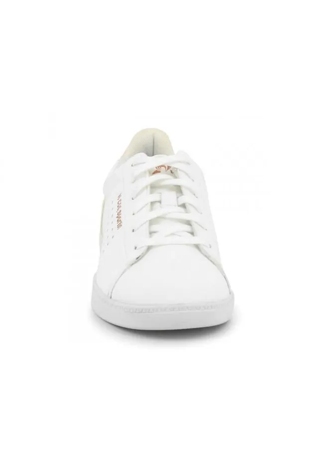 Women Courtstar Gs Sneakers Shiny White Le Coq Sportif White Brentiny Paris Sneakers