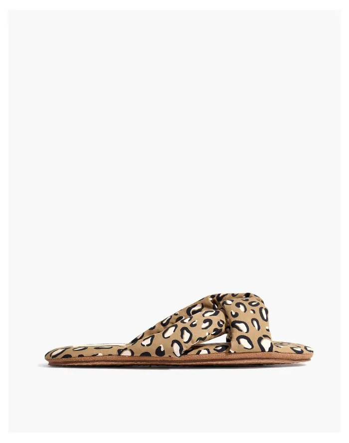Women Crisscross Scuff Slippers In Animal Print Seed Khaki Multi Madewell Slippers Women Crisscross Scuff Slippers In Animal Print Seed Khaki Multi Madewell Slippers
