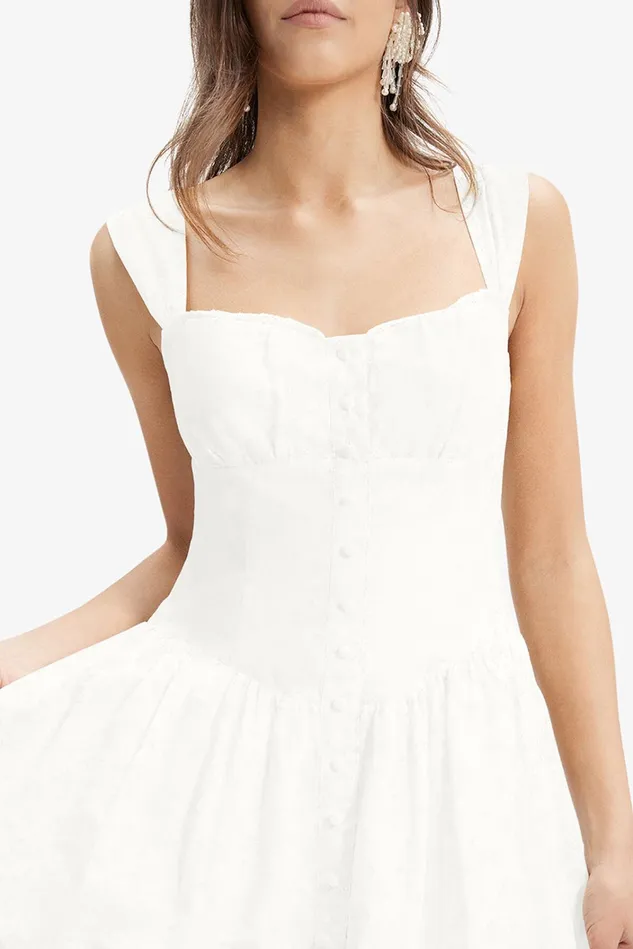 Women Day To Night Dresses Bardot Malea Midi Dress In Orchid White Orchid White Women Day To Night Dresses Bardot Malea Midi Dress In Orchid White Orchid White