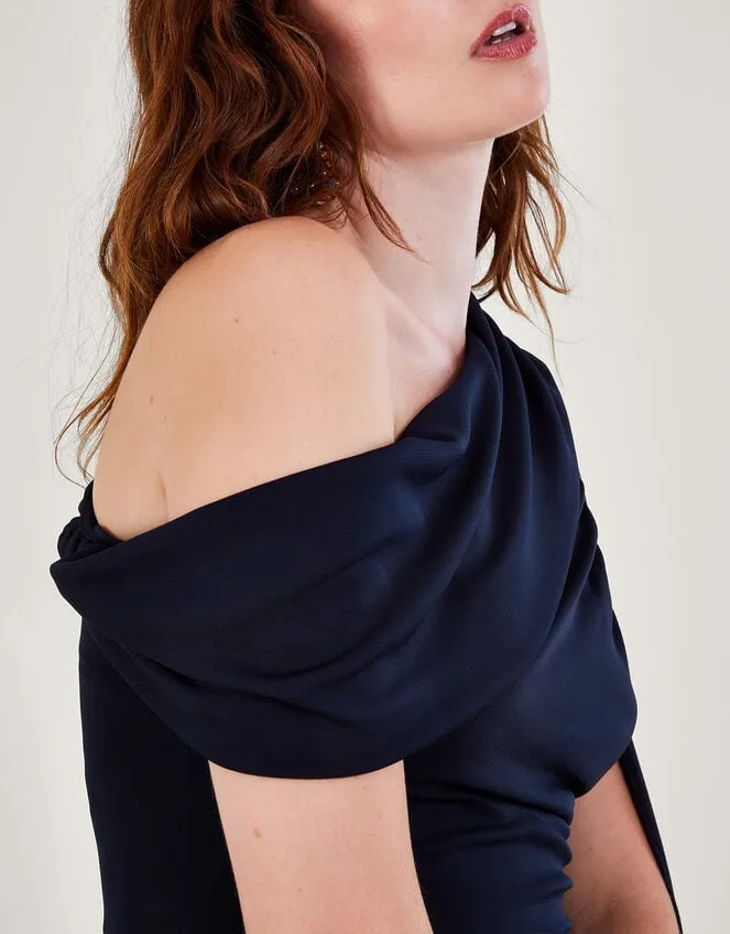 Women Dora Drape Dress Blue Monsoon Occasionwear