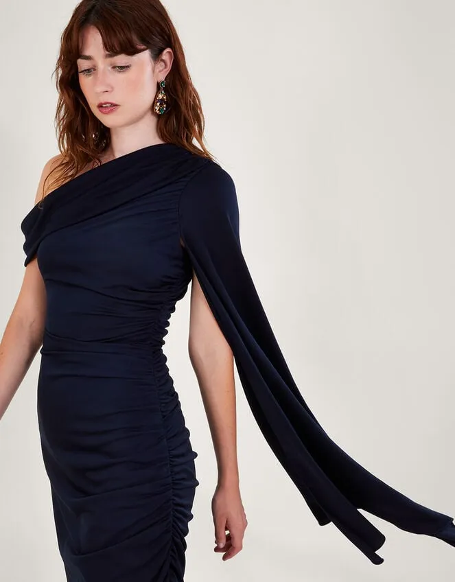 Women Dora Drape Dress Blue Monsoon Occasionwear