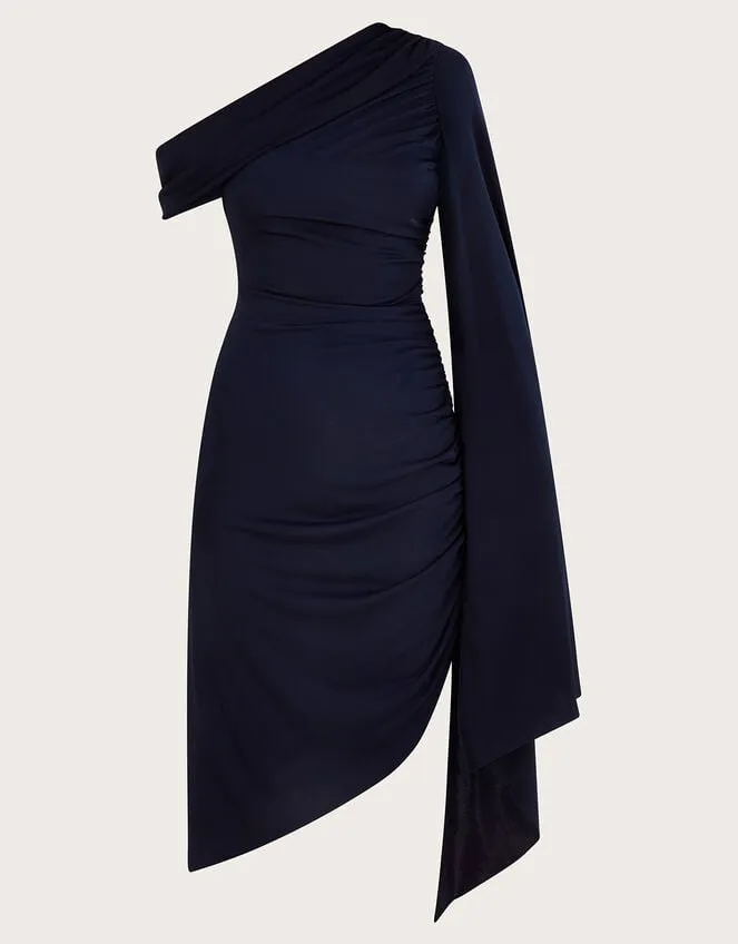 Women Dora Drape Dress Blue Monsoon Occasionwear
