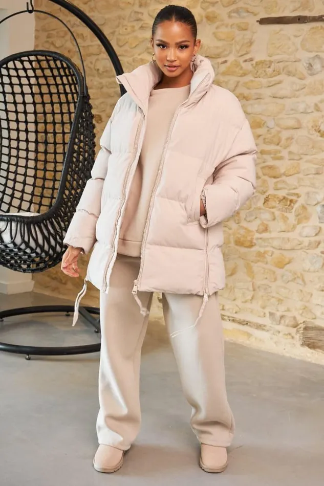 Women Doudoune Beige Matelasse MiLongue Beige Brentiny Paris White Tops