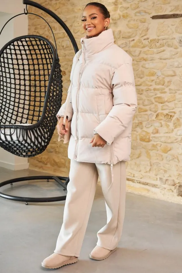 Women Doudoune Beige Matelasse MiLongue Beige Brentiny Paris White Tops