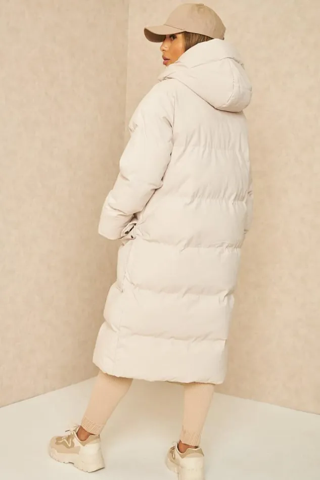 Women Doudoune Longue Matelasse Beige Poches Beige Brentiny Paris Parkas And Down Jackets Women Doudoune Longue Matelasse Beige Poches Beige Brentiny Paris Parkas And Down Jackets