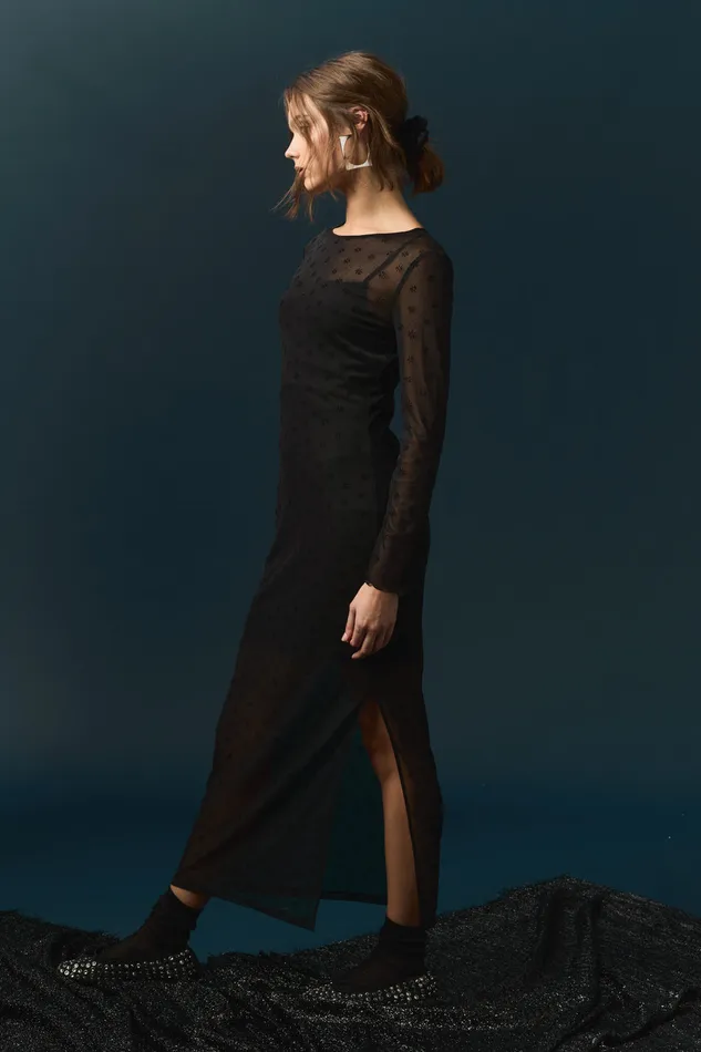 Women Dress Hena Noir Robe Coupe Prs Du Corps Noire Des Petits Hauts Dresses and Skirts