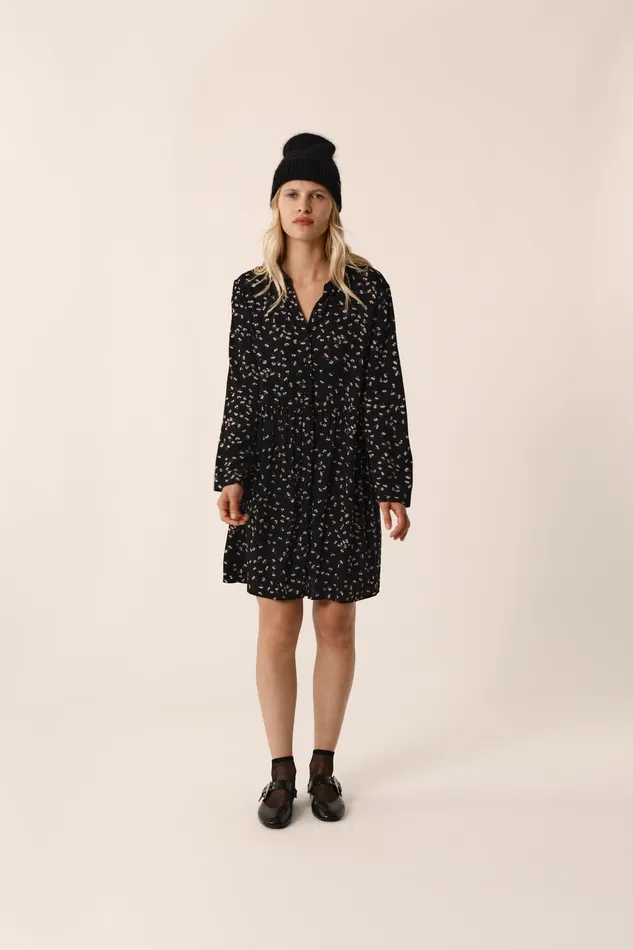 Women Dress Valencia Flit Robe Viscose Multicolore Des Petits Hauts Dresses and Skirts
