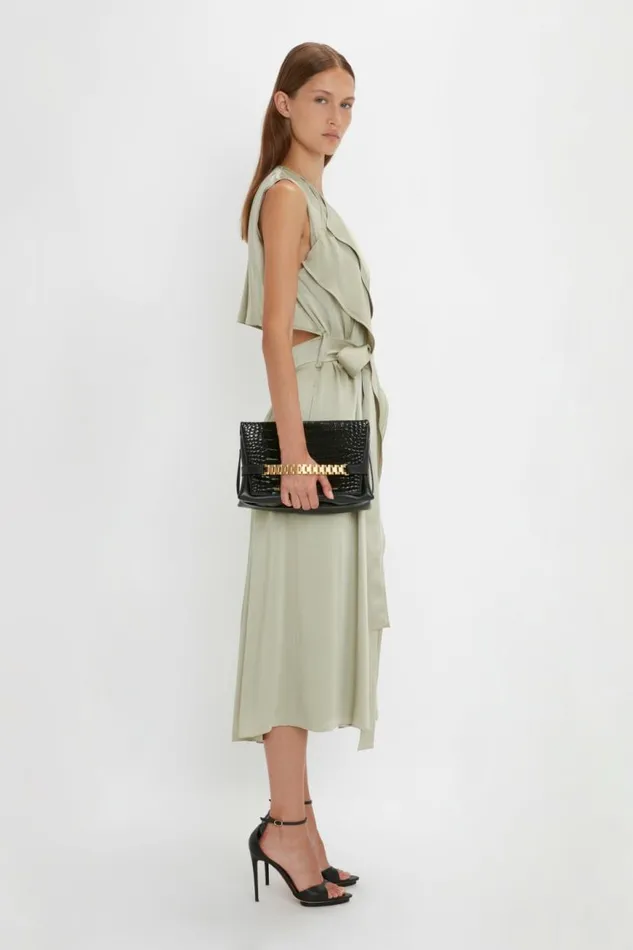 Women Dresses Victoria Beckham Trench Dress In Sage