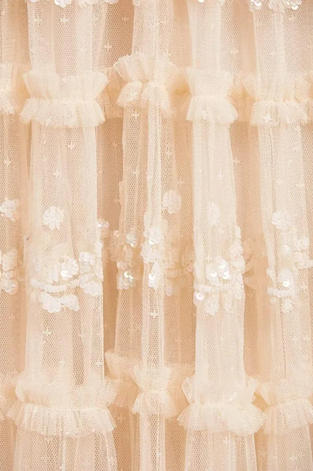 Women Embellished Dresses Needle and Thread Eve Sequin Gown Champagne