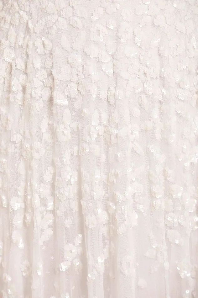 Women Embellished Dresses Needle and Thread Margot Ankle Gown White