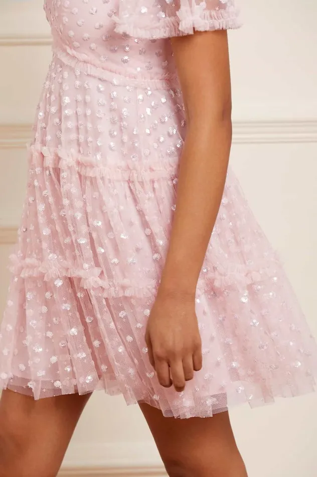 Women Embellished Dresses Needle and Thread Thea Mini Dress Pink Women Embellished Dresses Needle and Thread Thea Mini Dress Pink