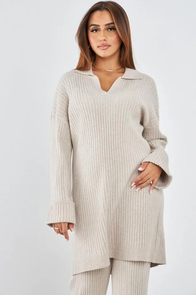 Women Ensemble 2 Pices Pull Pantalon Ctel Taupe Darkbeige Brentiny Paris Sweaters and Sweatshirts Women Ensemble 2 Pices Pull Pantalon Ctel Taupe Darkbeige Brentiny Paris Sweaters and Sweatshirts