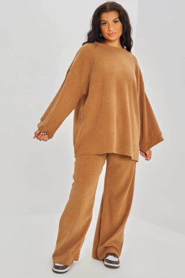 Women Ensemble 2 Pices Pull Pantalon Camel Velours Camel Brentiny Paris Sweaters and Sweatshirts Women Ensemble 2 Pices Pull Pantalon Camel Velours Camel Brentiny Paris Sweaters and Sweatshirts