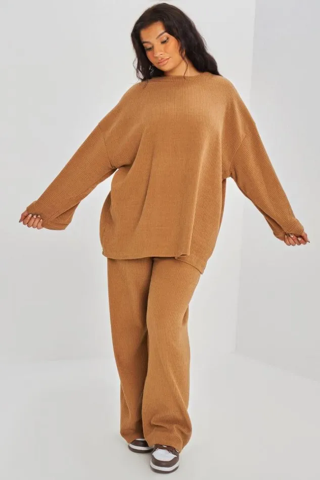 Women Ensemble 2 Pices Pull Pantalon Camel Velours Camel Brentiny Paris Sweaters and Sweatshirts Women Ensemble 2 Pices Pull Pantalon Camel Velours Camel Brentiny Paris Sweaters and Sweatshirts