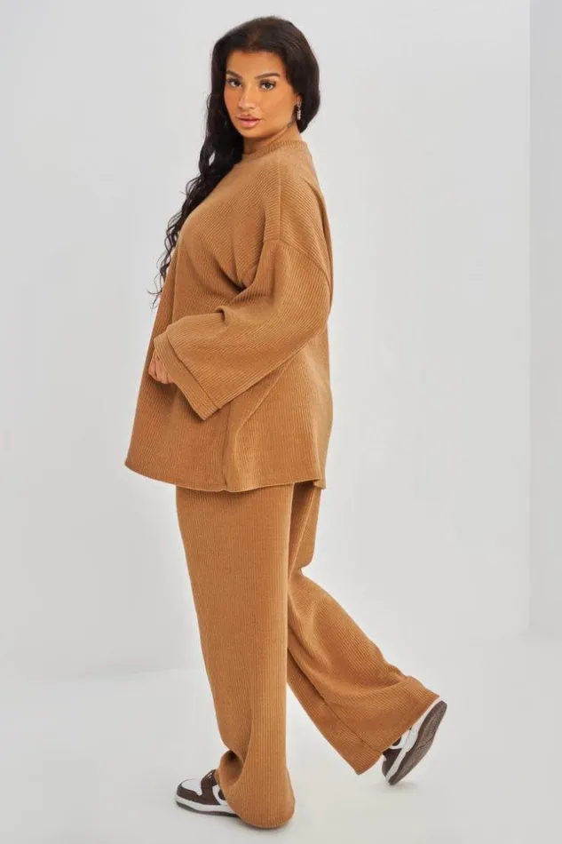 Women Ensemble 2 Pices Pull Pantalon Camel Velours Camel Brentiny Paris Sweaters and Sweatshirts Women Ensemble 2 Pices Pull Pantalon Camel Velours Camel Brentiny Paris Sweaters and Sweatshirts