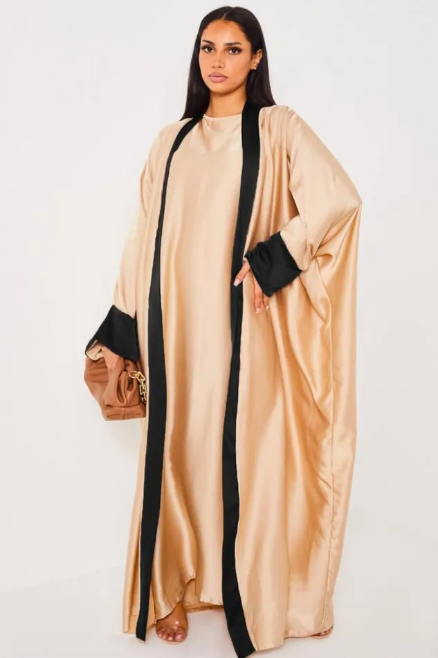 Women Ensemble 2 Pices Robe Kimono Beige Bandes Noir Beige Brentiny Paris Short Dresses Women Ensemble 2 Pices Robe Kimono Beige Bandes Noir Beige Brentiny Paris Short Dresses