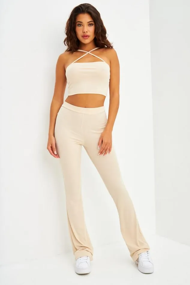 Women Ensemble Crop Top Crois Pantalon Ctel cru Brentiny Paris Top And Tank Tops Women Ensemble Crop Top Crois Pantalon Ctel cru Brentiny Paris Top And Tank Tops