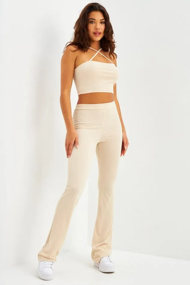 Women Ensemble Crop Top Crois Pantalon Ctel cru Brentiny Paris Top And Tank Tops Women Ensemble Crop Top Crois Pantalon Ctel cru Brentiny Paris Top And Tank Tops