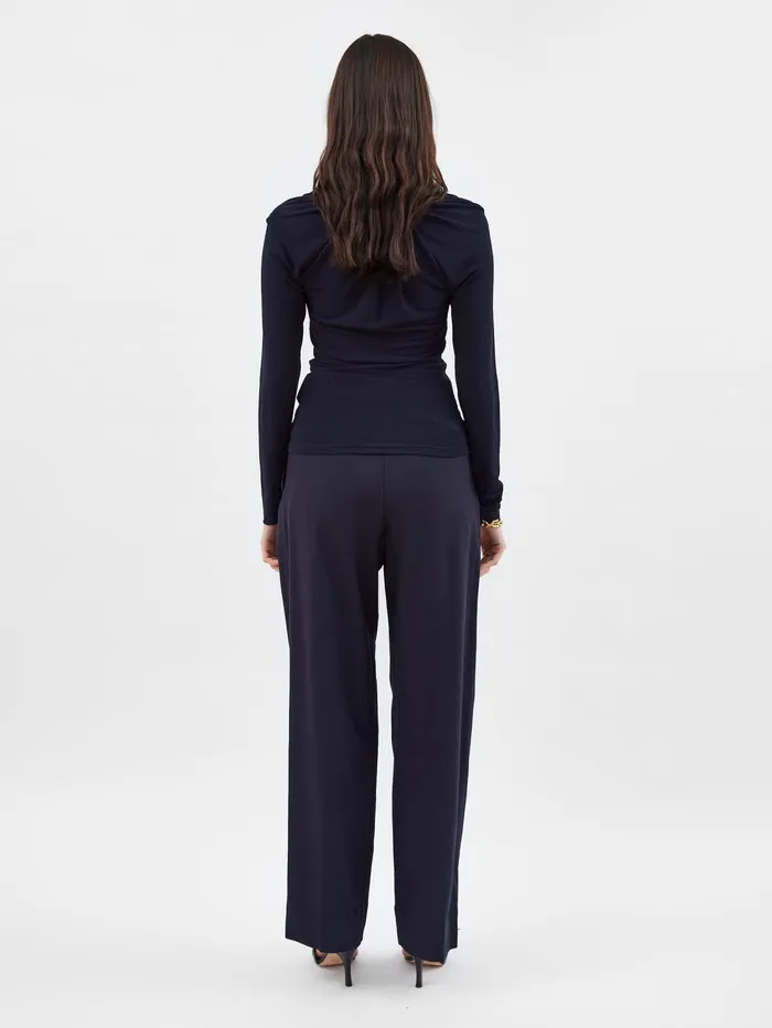 Women Esse Studios 8211 Odessa Square Top In French Navy The UNDONE Tops