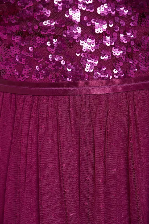 Women Exclusives Needle and Thread Tempest Bodice Cami Ballerina Dress Purple Women Exclusives Needle and Thread Tempest Bodice Cami Ballerina Dress Purple