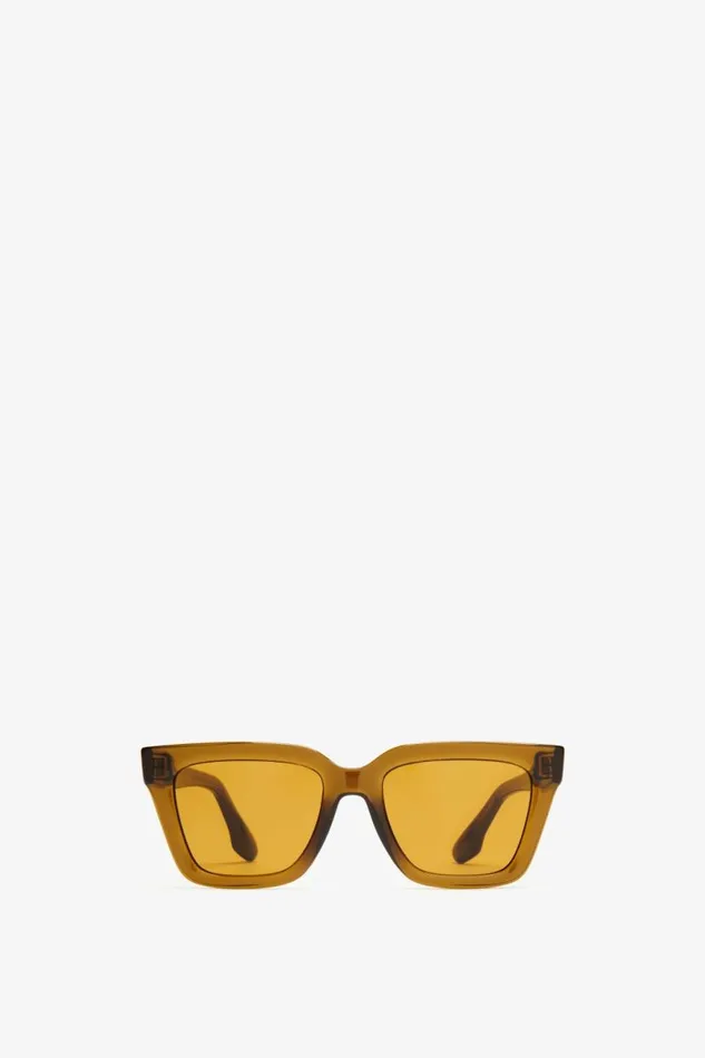 Women Eyewear Victoria Beckham Crystal Frame Sunglasses In Khaki
