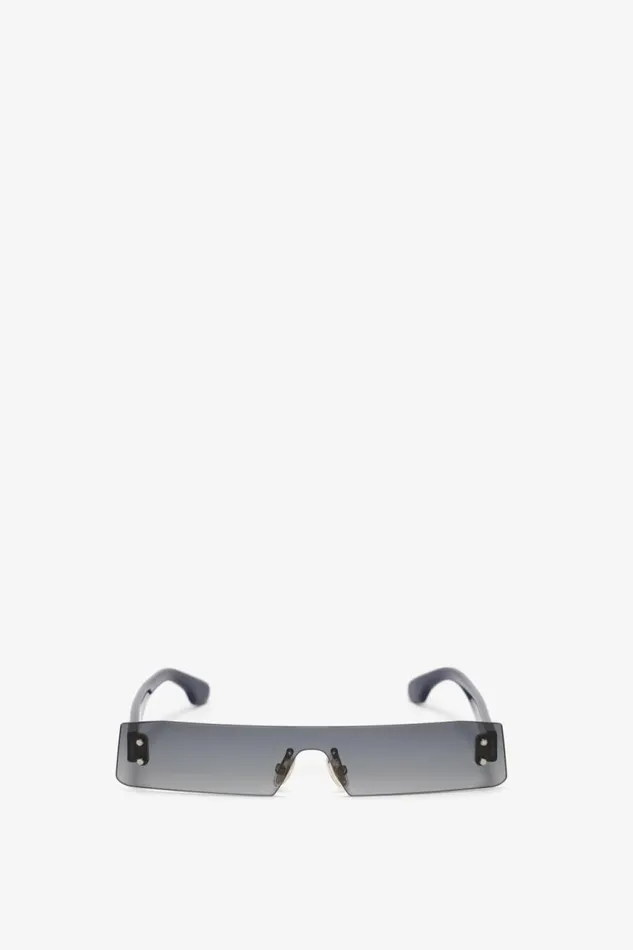 Women Eyewear Victoria Beckham Mini Visor Sunglasses In BlackGreen