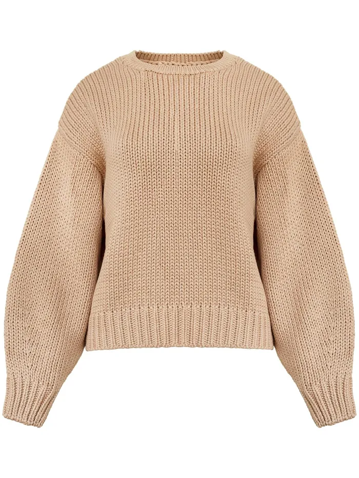 Women Faithfull The Brand 8211 Cream Ganika Knit Sweater The UNDONE Knitwear