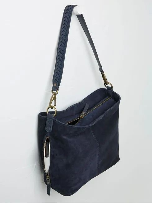 Women Fatface Bags and Wallets Blue The Valletta Bag