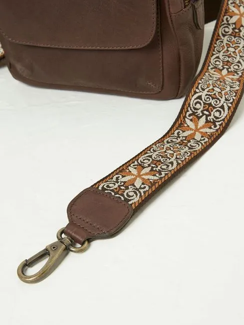 Women Fatface Bags and Wallets Brown The Oslo Camera Crossbody Bag
