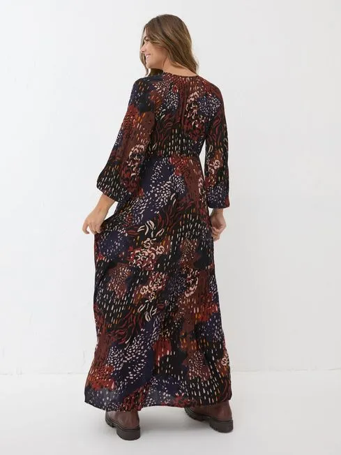 Women Fatface Dresses BlackWhite Noelle Animal Print Maxi Dress Women Fatface Dresses BlackWhite Noelle Animal Print Maxi Dress