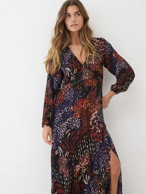 Women Fatface Dresses BlackWhite Noelle Animal Print Maxi Dress Women Fatface Dresses BlackWhite Noelle Animal Print Maxi Dress