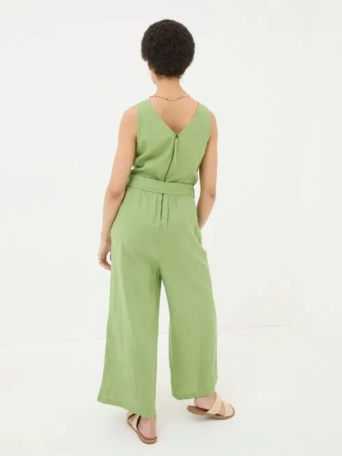 Women Fatface Jumpsuits and Playsuits Liz Green Linen Jumpsuit