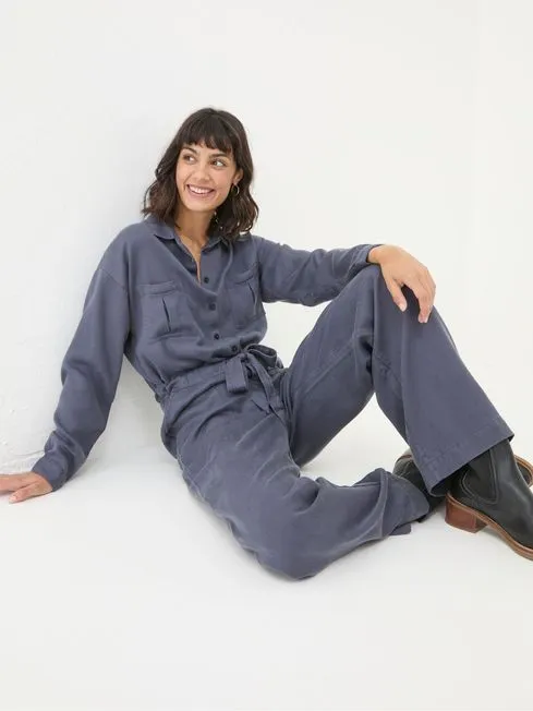 Women Fatface Jumpsuits and Playsuits Millie Grey Jumpsuit