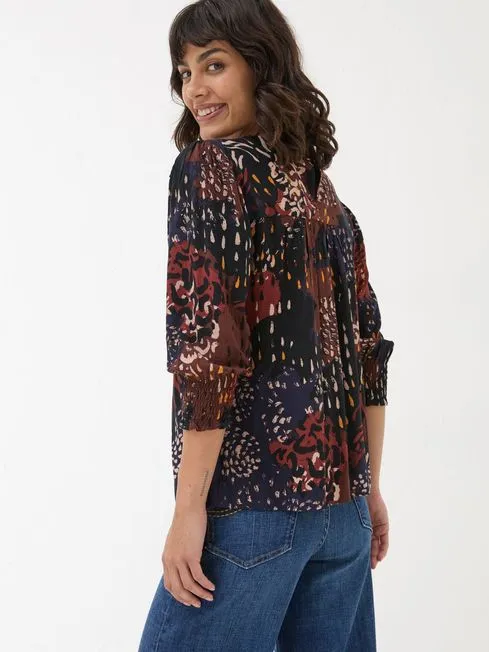 Women Fatface Shirts and Blouses Multi Shelly Animal Blouse Women Fatface Shirts and Blouses Multi Shelly Animal Blouse